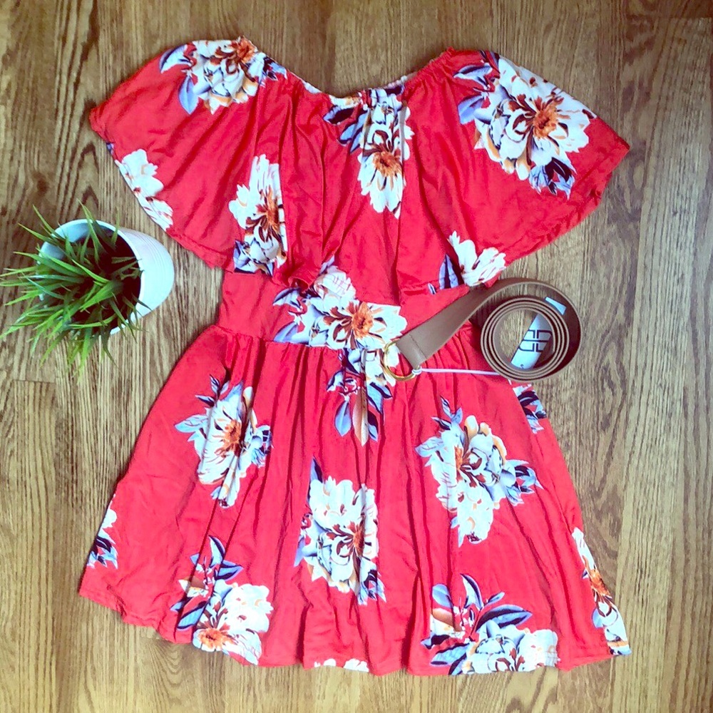 Floral Off the Shoulder Sundress